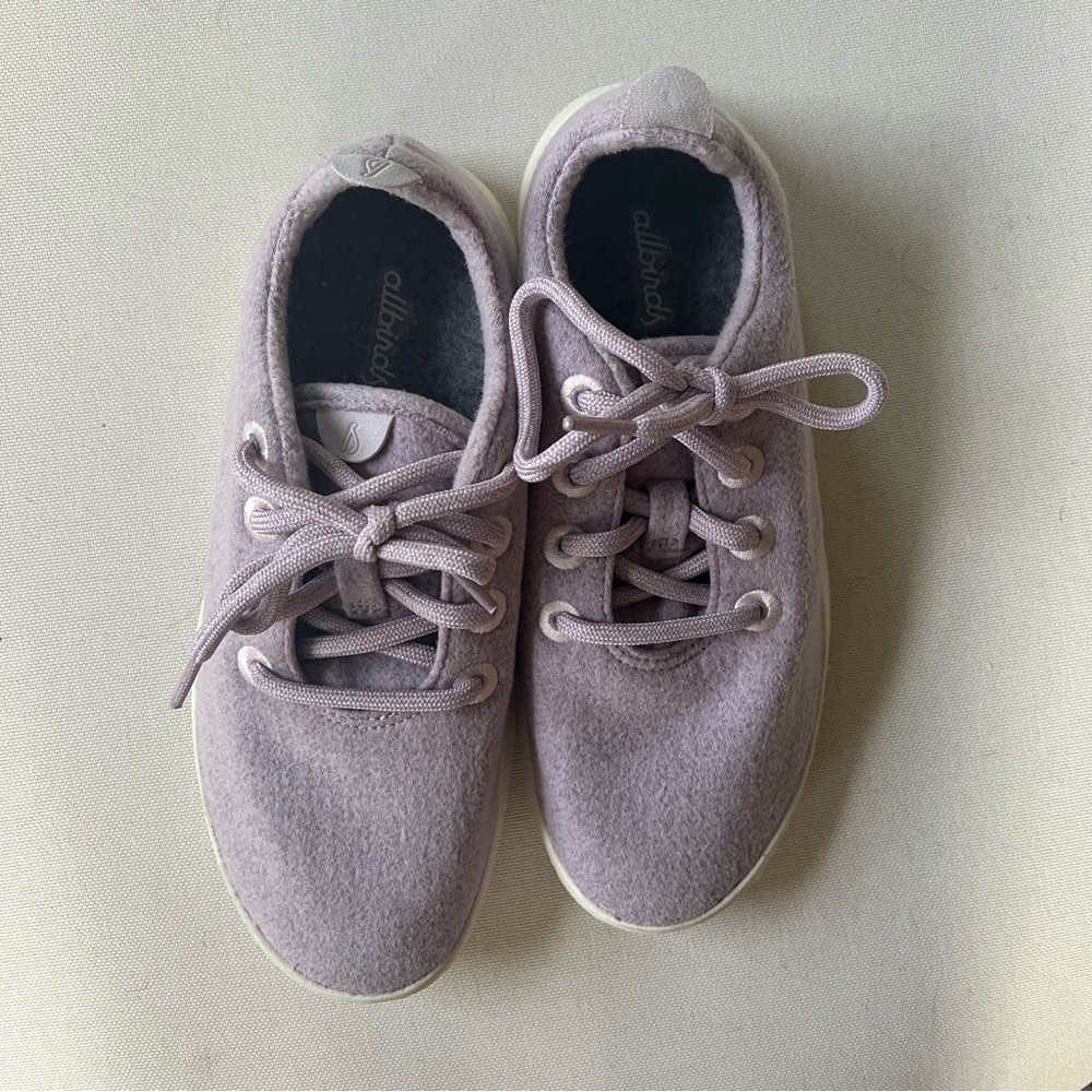 Allbirds Women's Lavender Wool Runners Size 7 Wide
